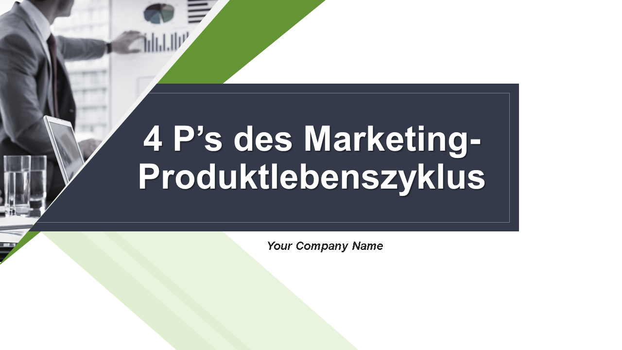 4 PS Powerpoint-Präsentationsfolien für den Lebenszyklus von Marketingprodukten wd