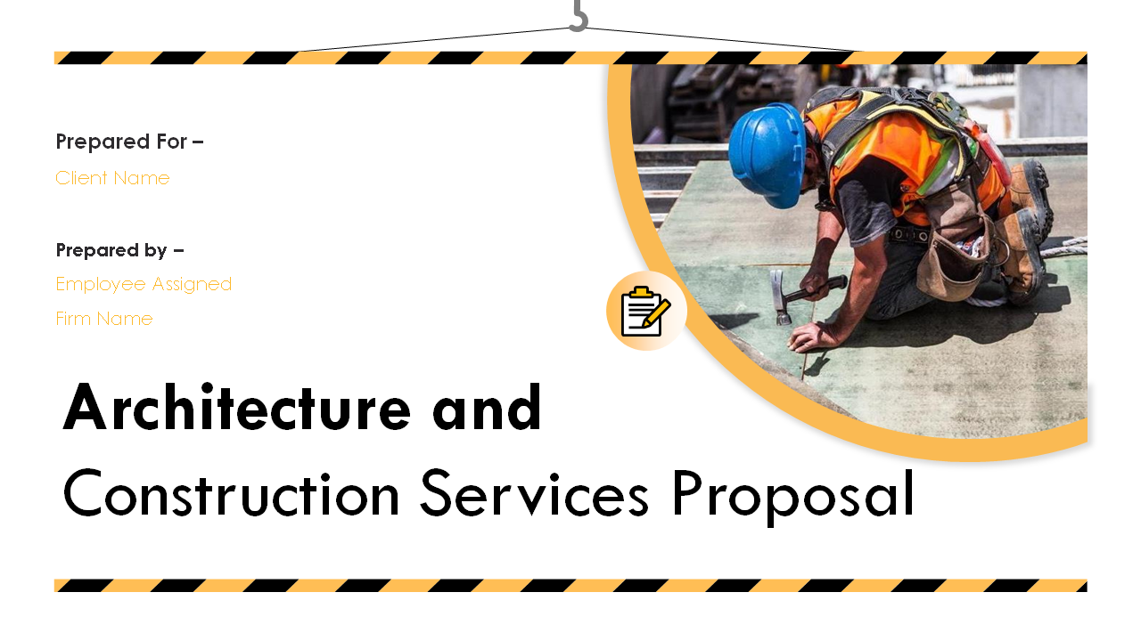 Architecture and Construction Services Proposal PPT Slide