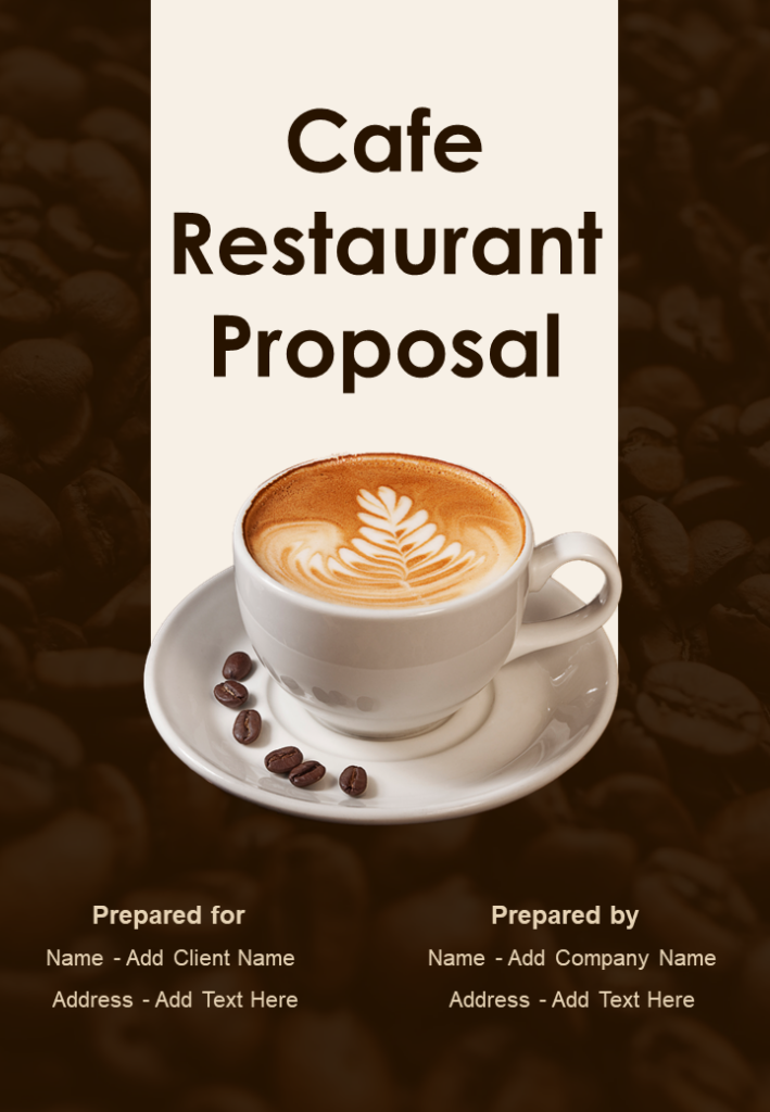 Cafe Restaurant Proposal PowerPoint Template
