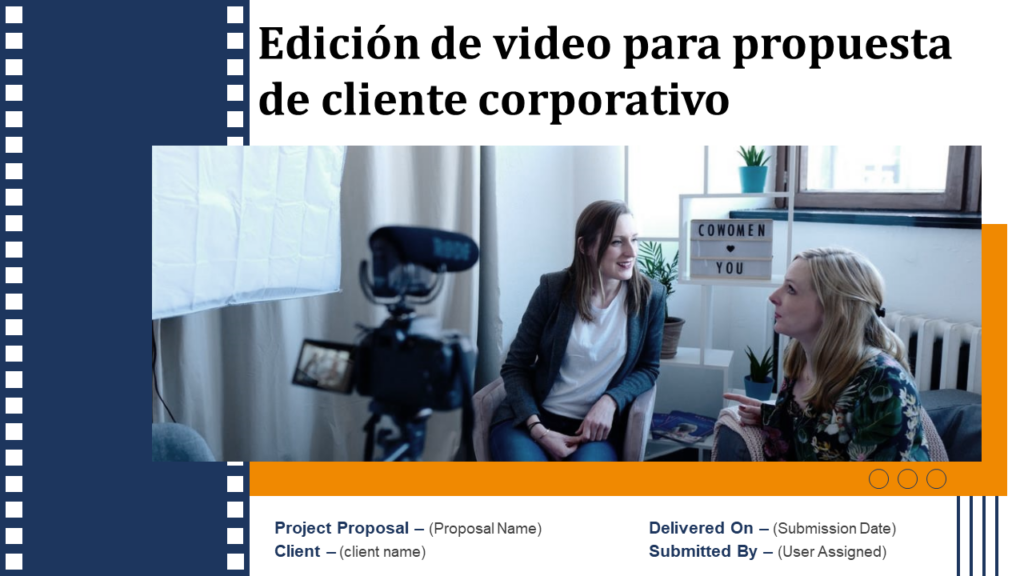 Edición de video para propuesta de cliente corporativo