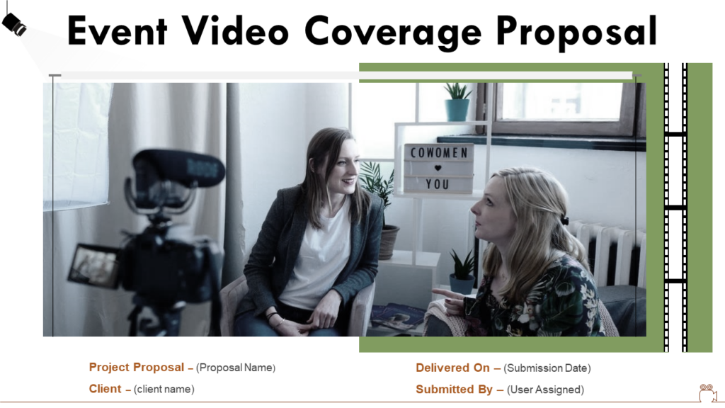 Event Video Coverage Proposal Template