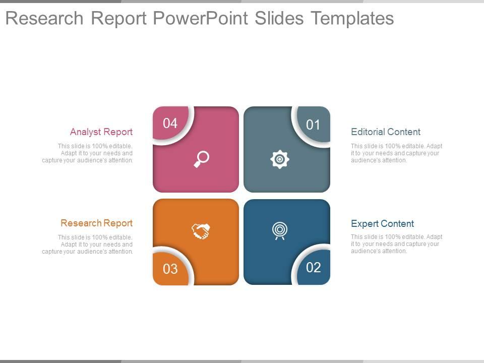 Market Research Report PPT Layout