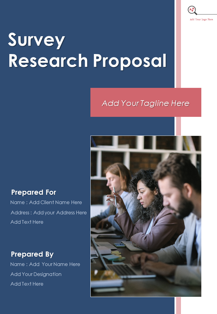 One-pager Survey Research Proposal Presentation Template