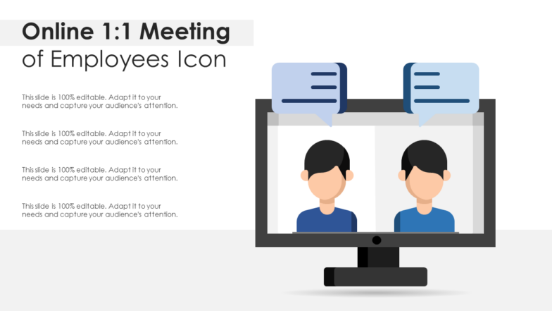 Online 1 on 1 Meeting Template