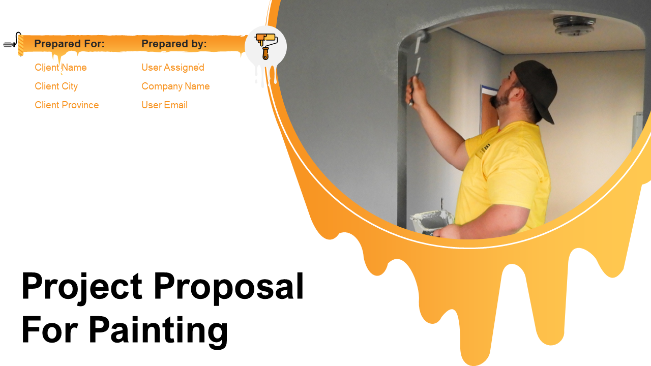 Project Proposal For Painting PowerPoint Presentation Slides