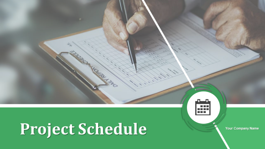 Project Schedule PPT Slide