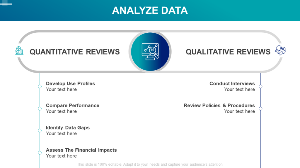 Qualitative and Quantitative Data Analysis PPT Template