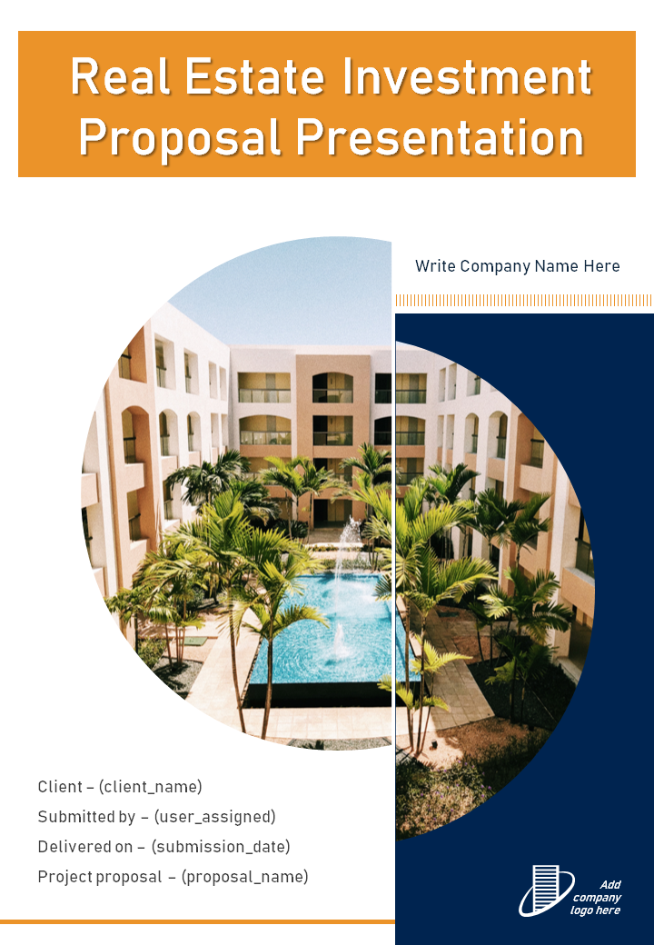 real estate investment proposal presentation pdf