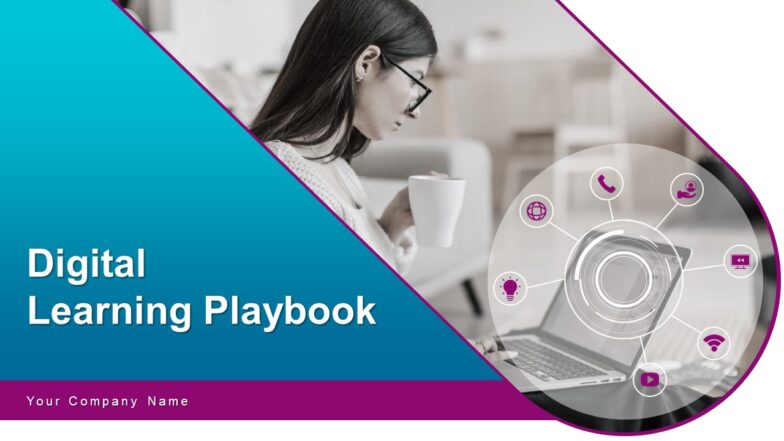 Digital Learning Playbook PowerPoint Presentation Template