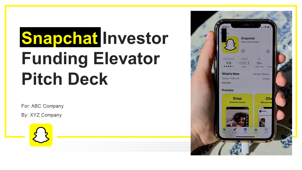 Snapchat Pitch Deck