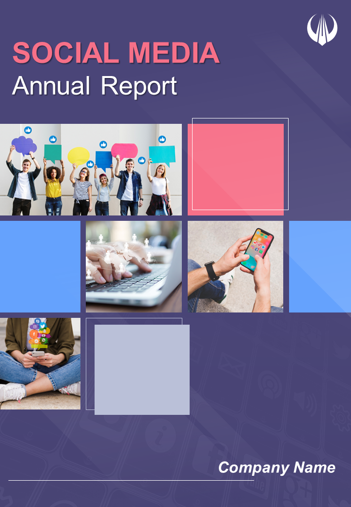 Social Media Annual Report Template PDF Doc PPT Document Report Template