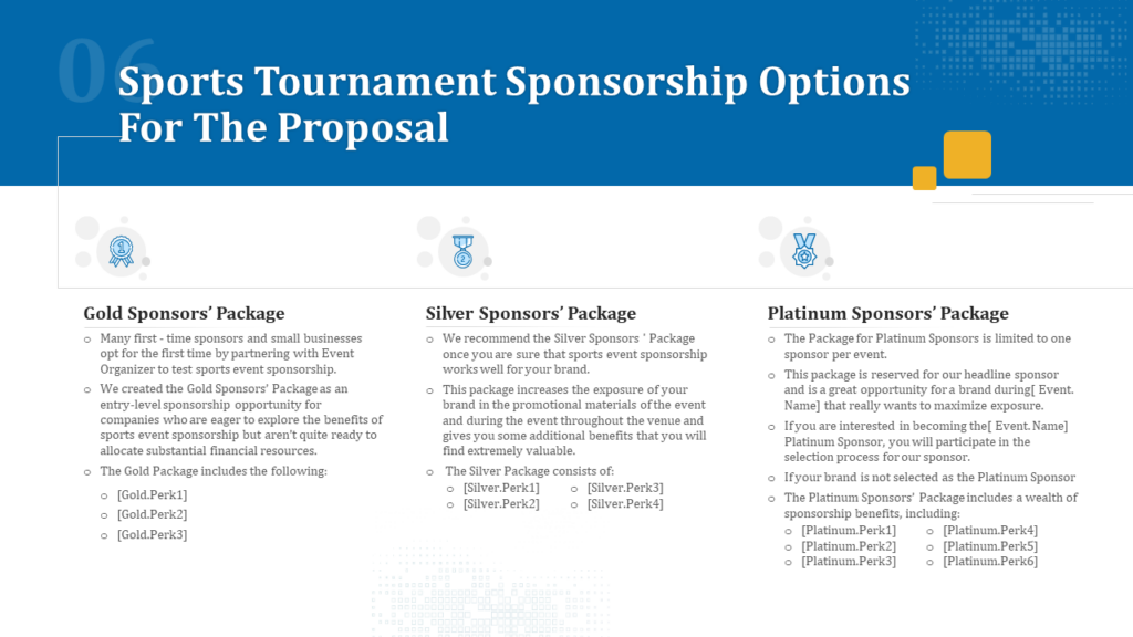 Sports Sponsorship PPT Template