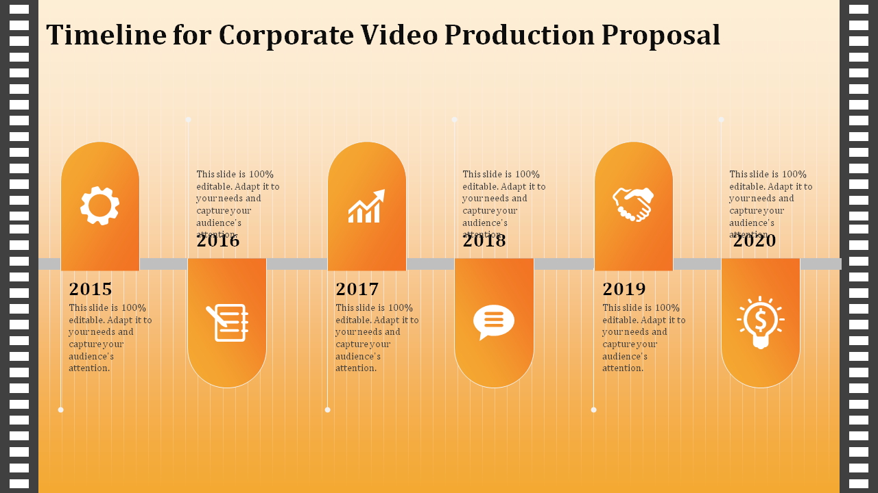 Timeline for Corporate Video Production Proposal Sample