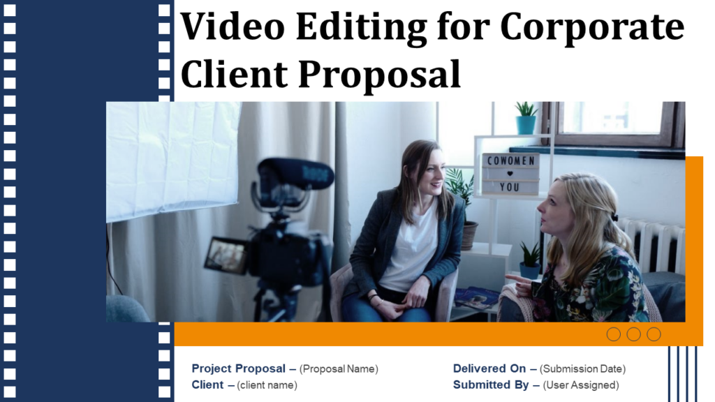 Video Editing Proposal Template