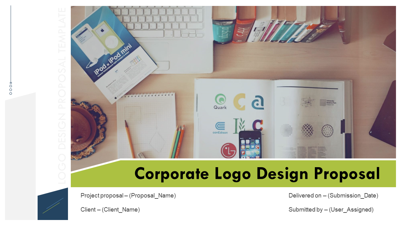 corporate logo design proposal powerpoint presentation slides wd