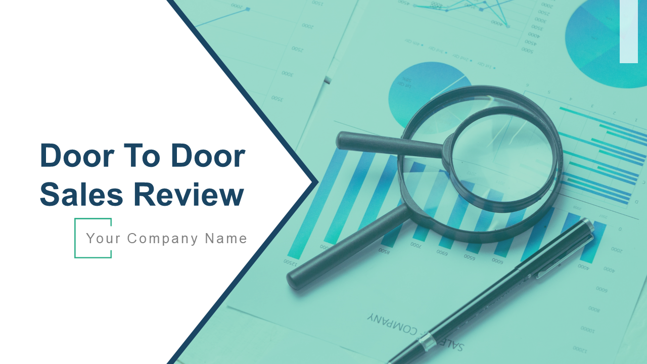 door to door sales review powerpoint presentation slide wd