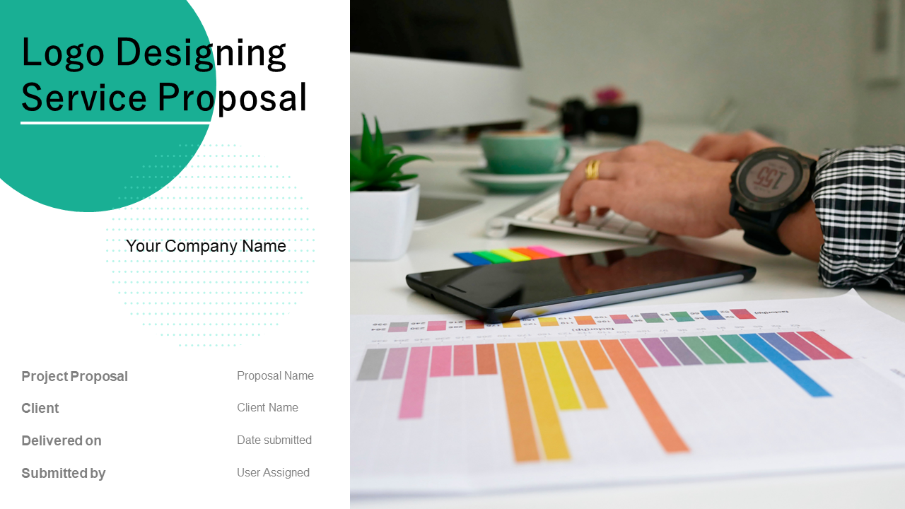 logo designing service proposal powerpoint presentation slides wd