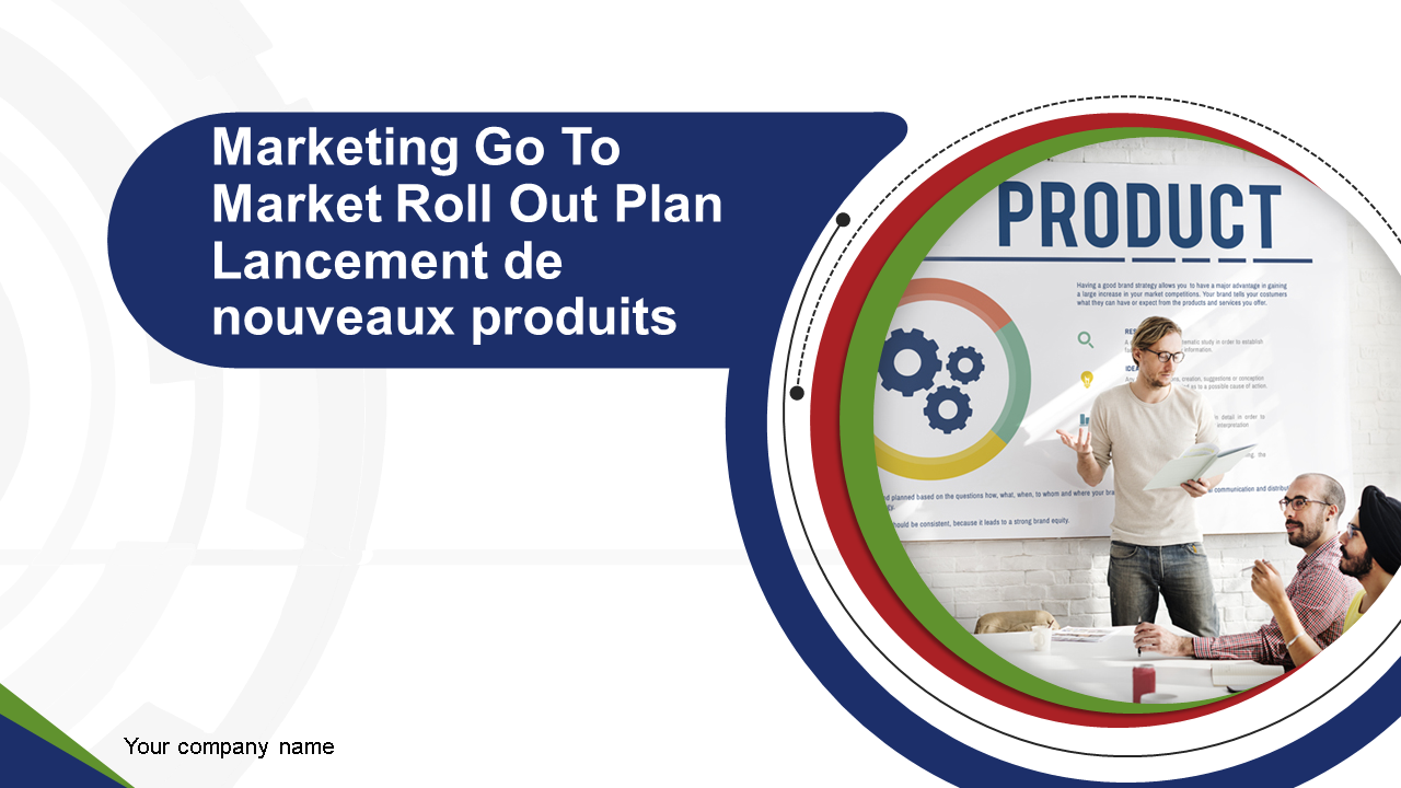 marketing aller sur le marché plan de déploiement lancement d'un nouveau produit diapositives de présentation powerpoint wd 