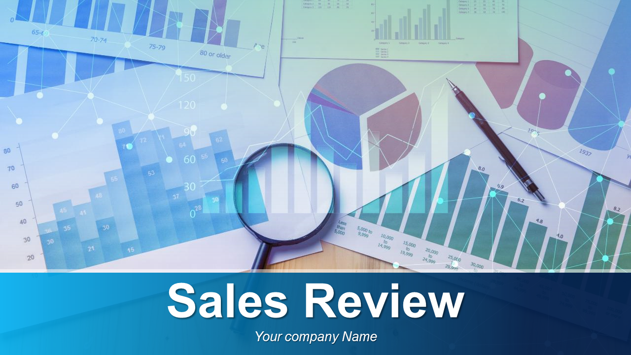 sales review powerpoint presentation slides wd