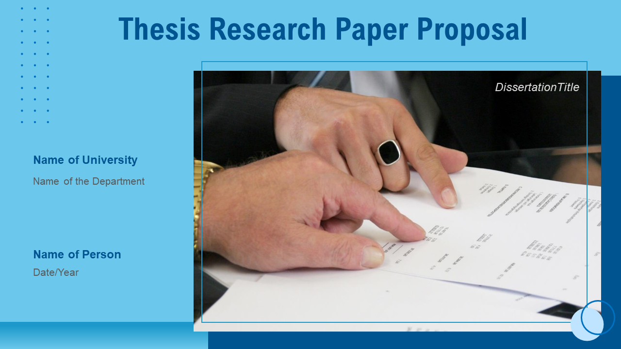 thesis research paper proposal powerpoint presentation slides wd