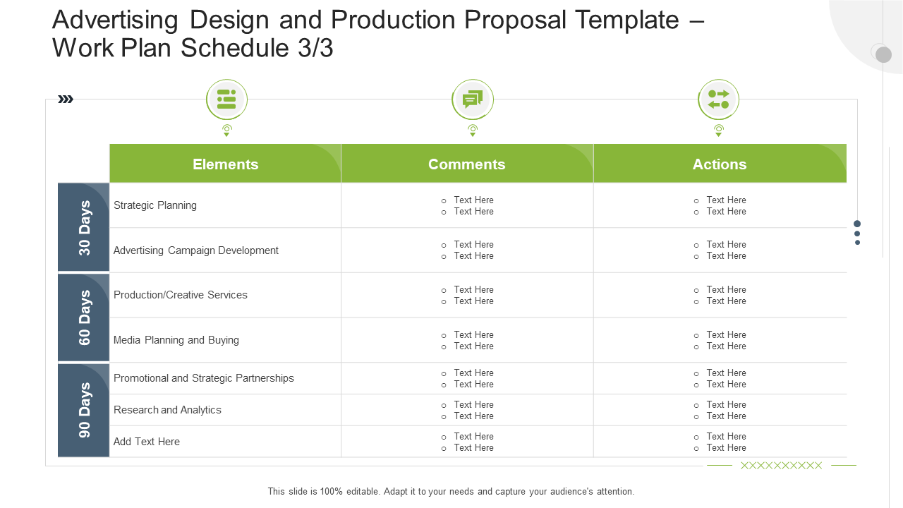 Advertising Design and Production Proposal Template