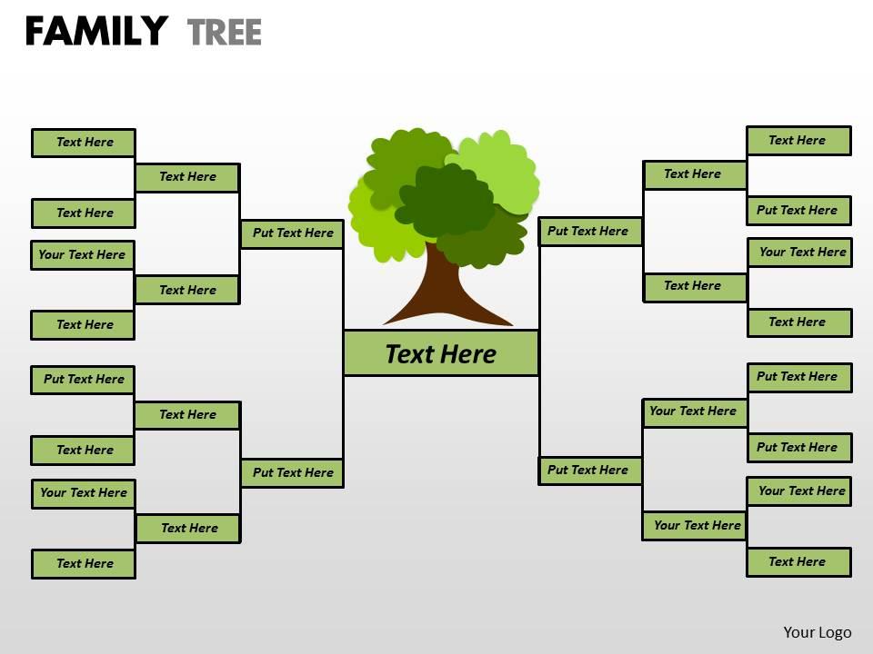 Family Generations Tree PPT Design