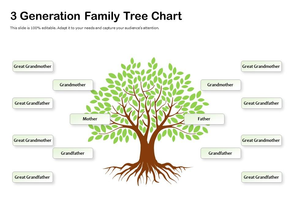 Generation Family Tree PPT Theme