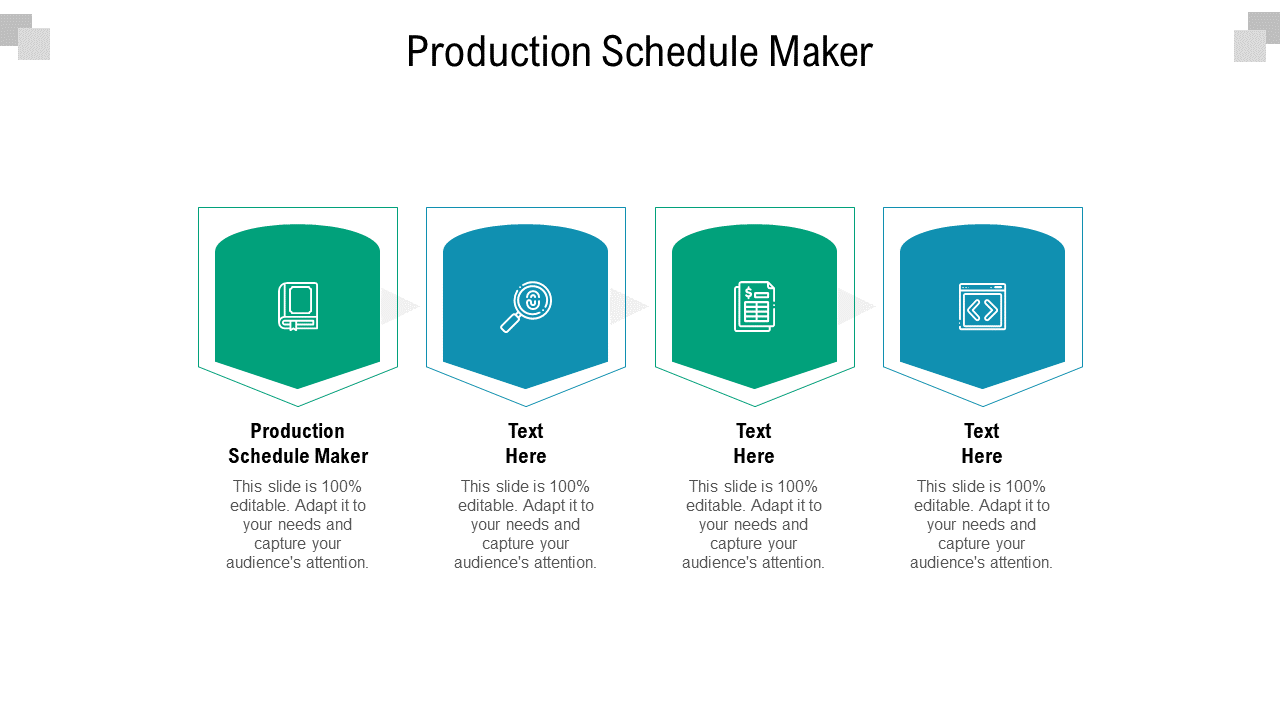 Production Schedule Maker