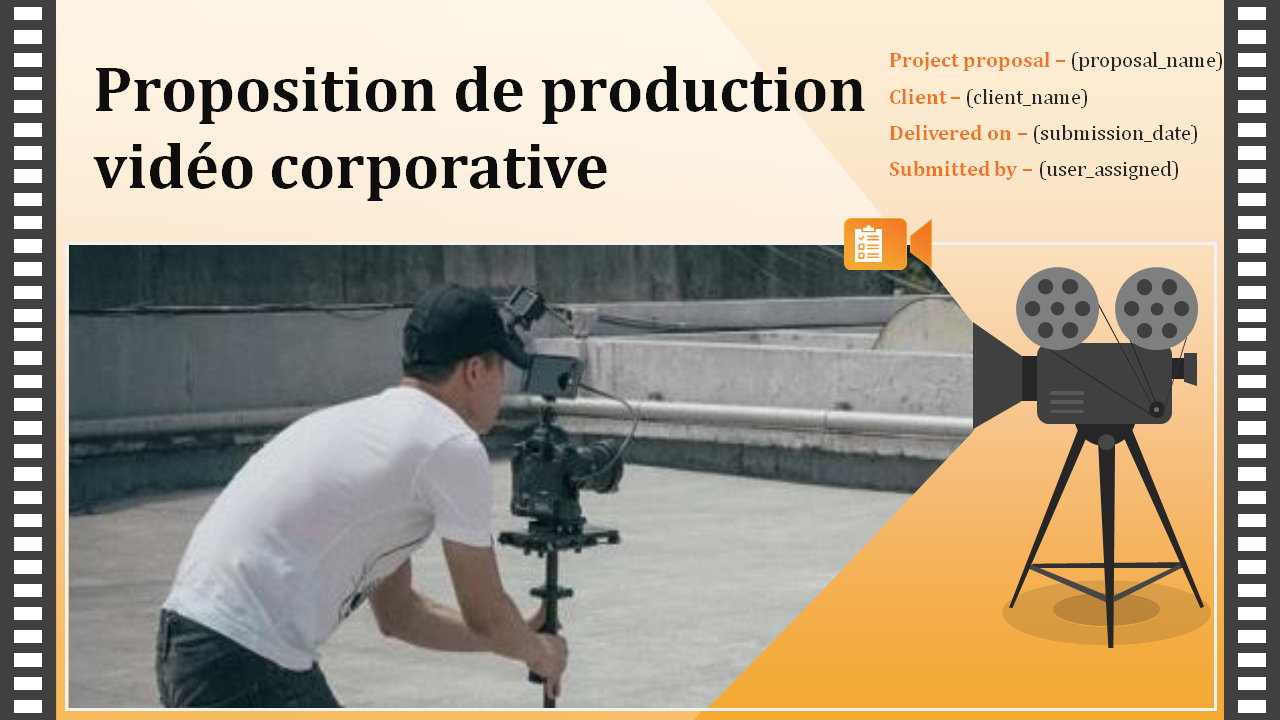 Proposition de production vidéo corporative
