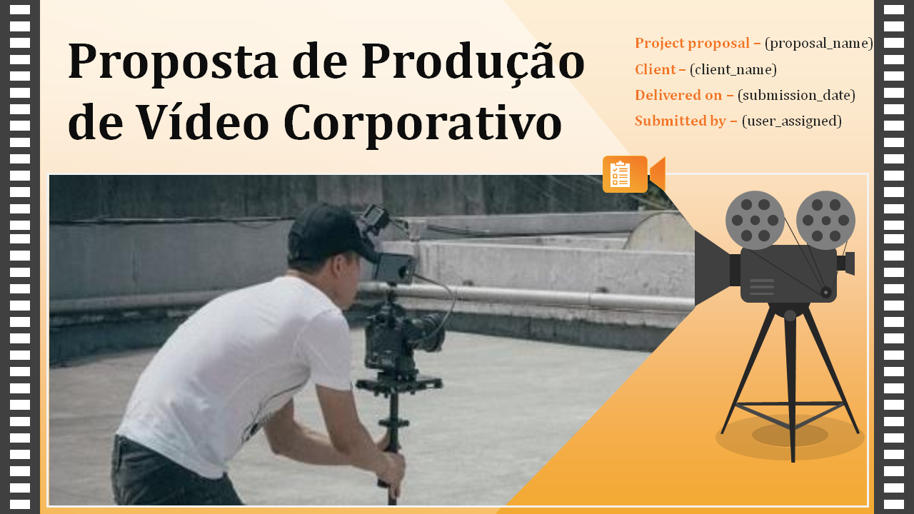 Proposta de Produção de Vídeo Corporativo