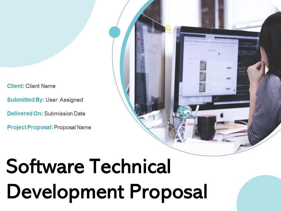 Technical Software Development Proposal PPT Deck