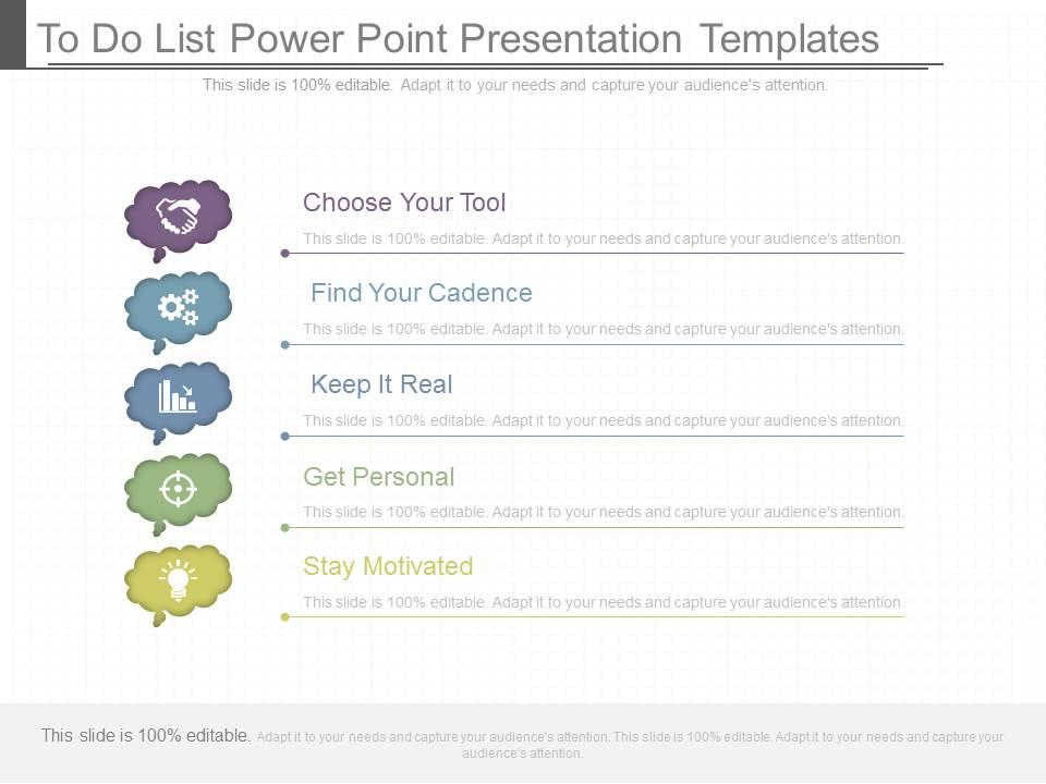 To Do Checklist PowerPoint Layout