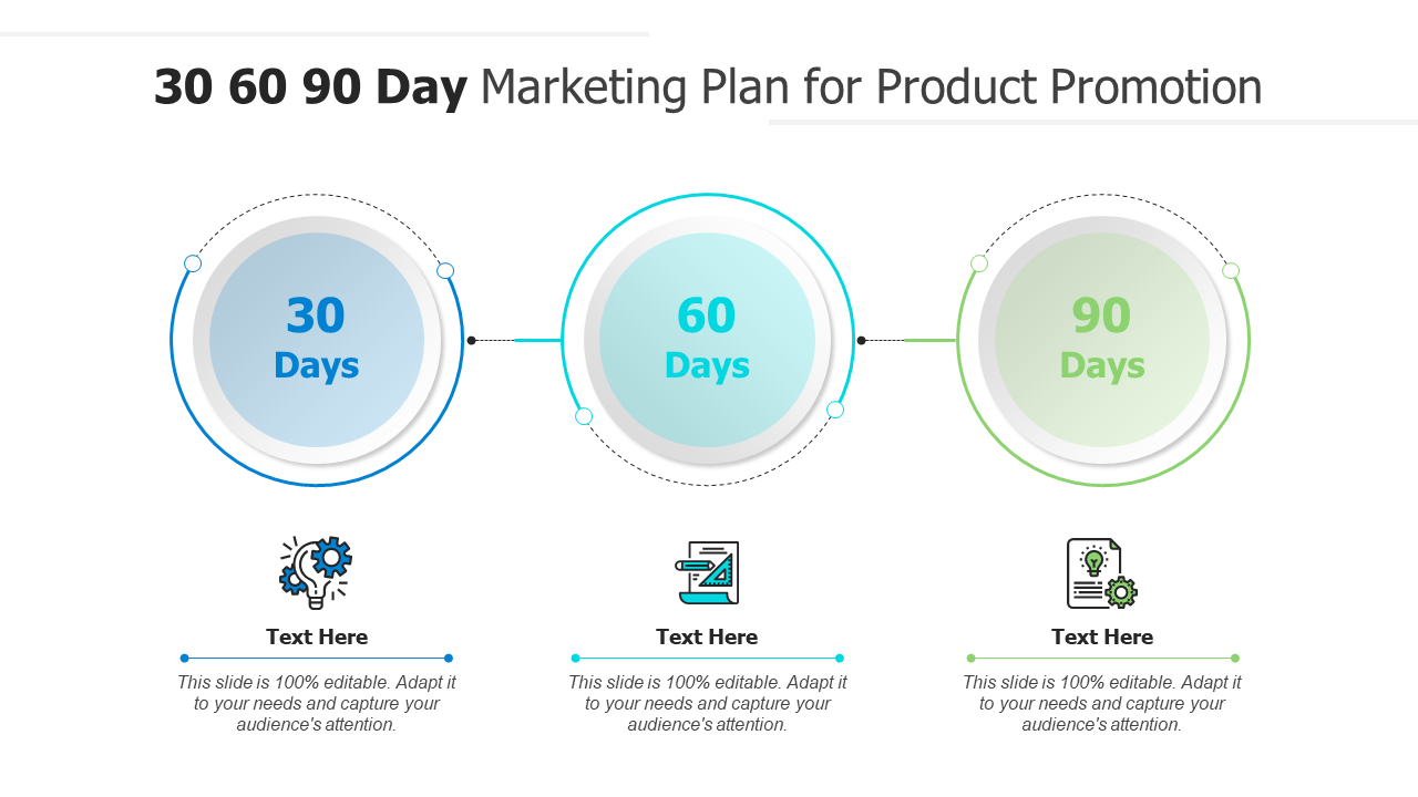 30 60 90 Day Marketing Plan for Product Promotion
