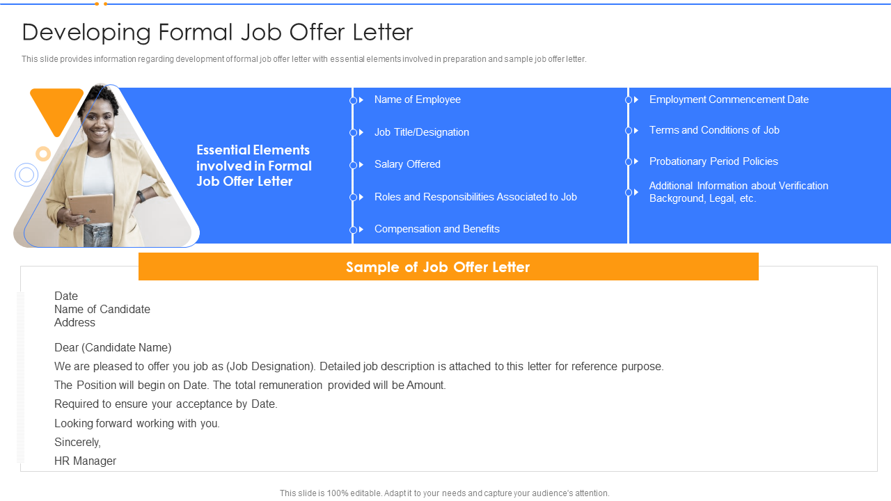 Developing Formal Job Offer Letter