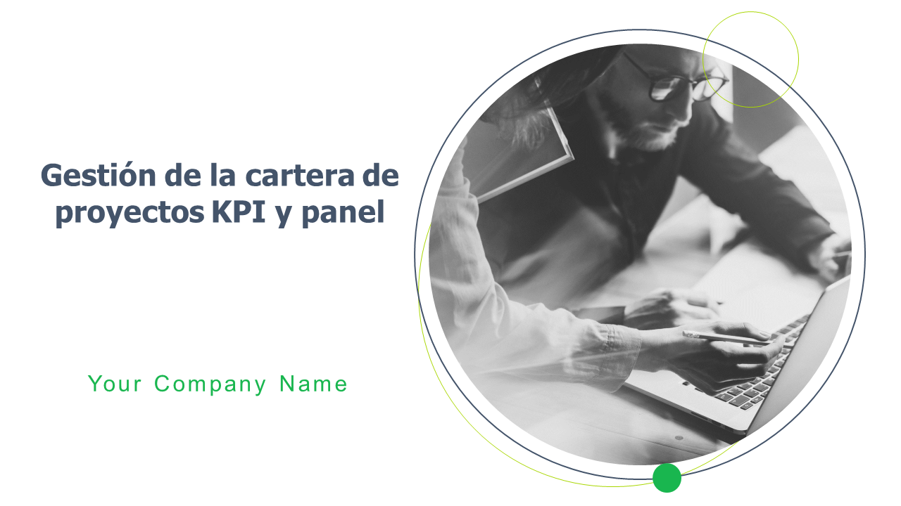Gesti&oacute;n de la cartera de proyectos KPI y panel 