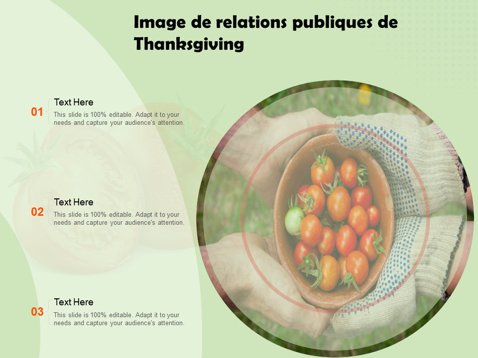 Image de relations publiques de Thanksgiving 