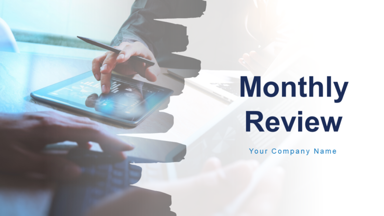 Monthly Review PPT Template