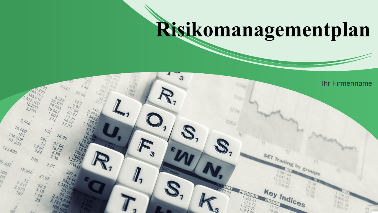 PowerPoint-Präsentationsfolien zum Risikomanagementplan