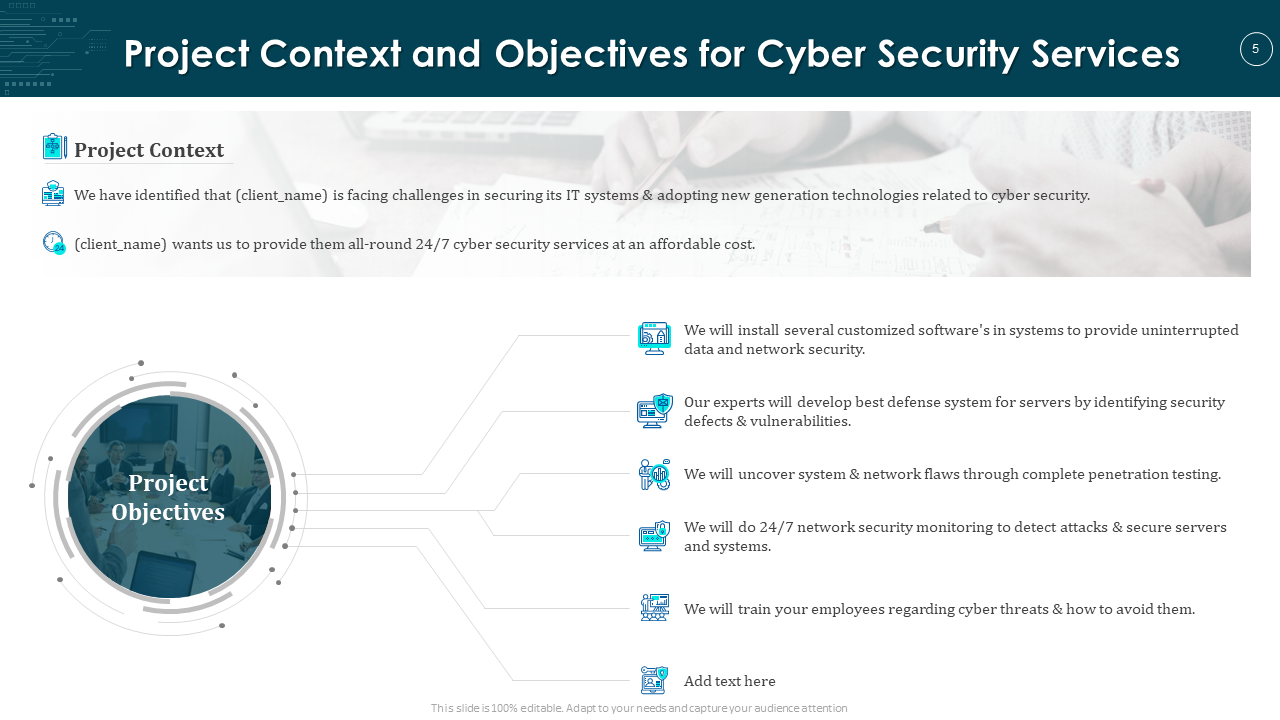Project Context And Objectives For Cyber Security Proposal
