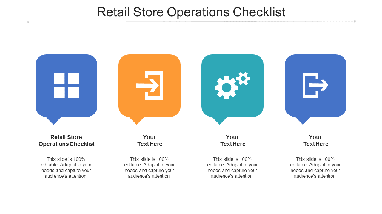 Retail Store Operations Checklist