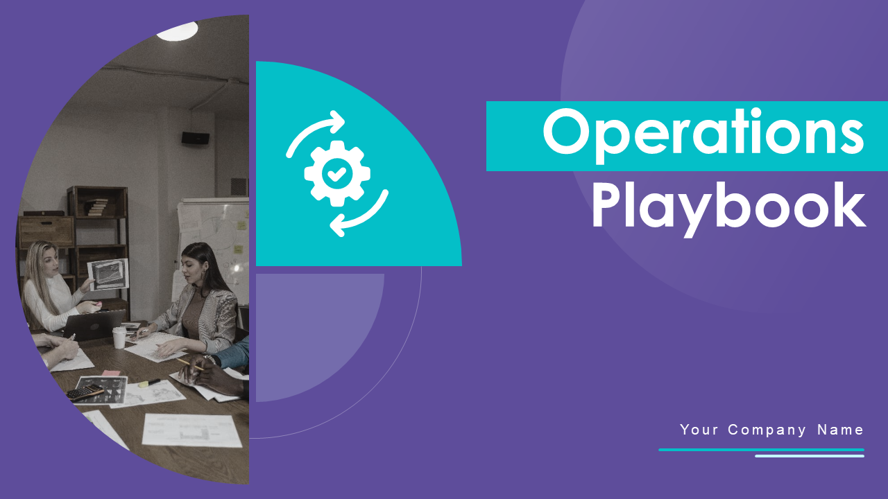 Cover Slide of Operations Playbook 