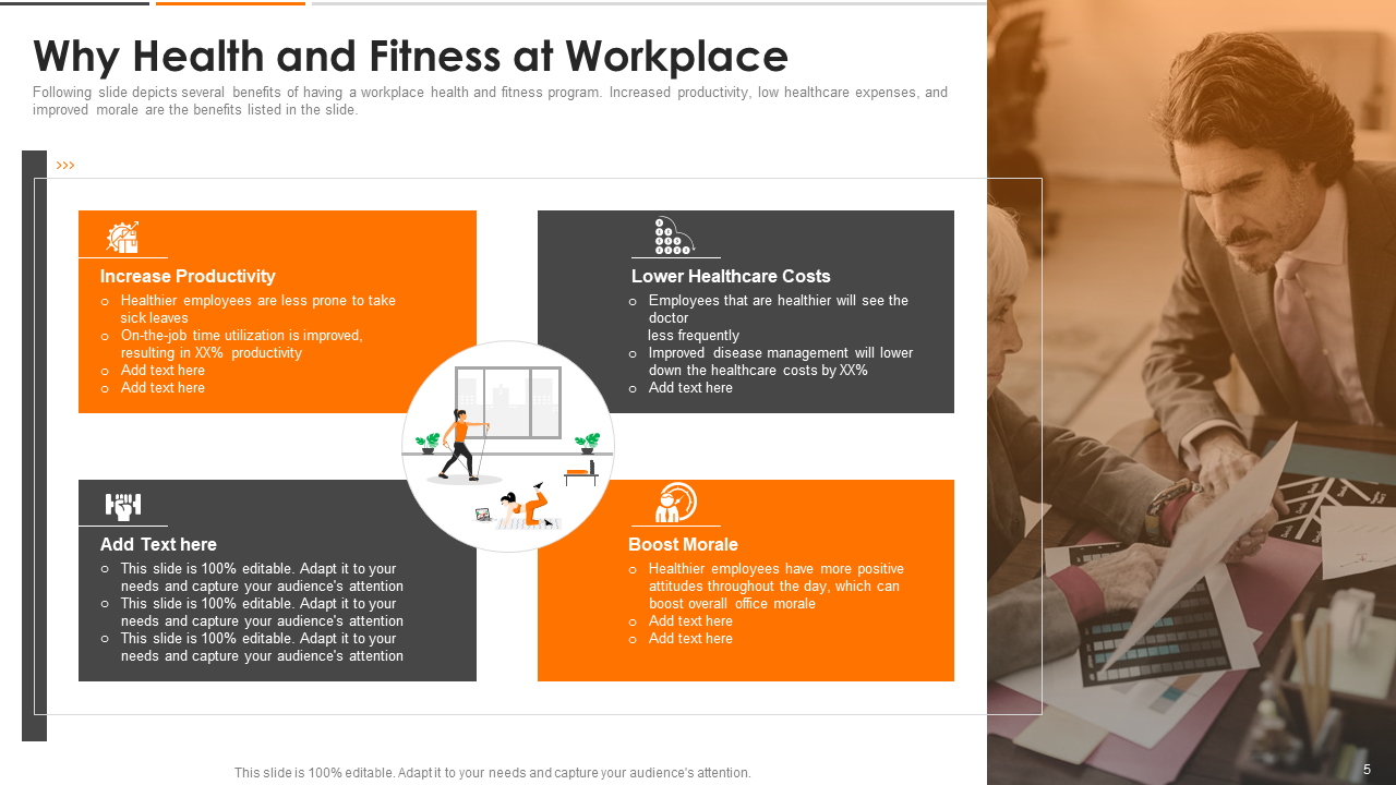 Why Health and Fitness at Workplace?