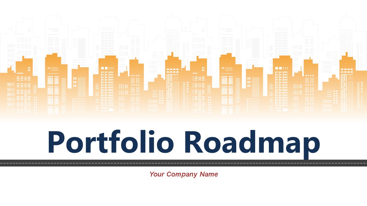 portfolio roadmap powerpoint presentation slides wd 