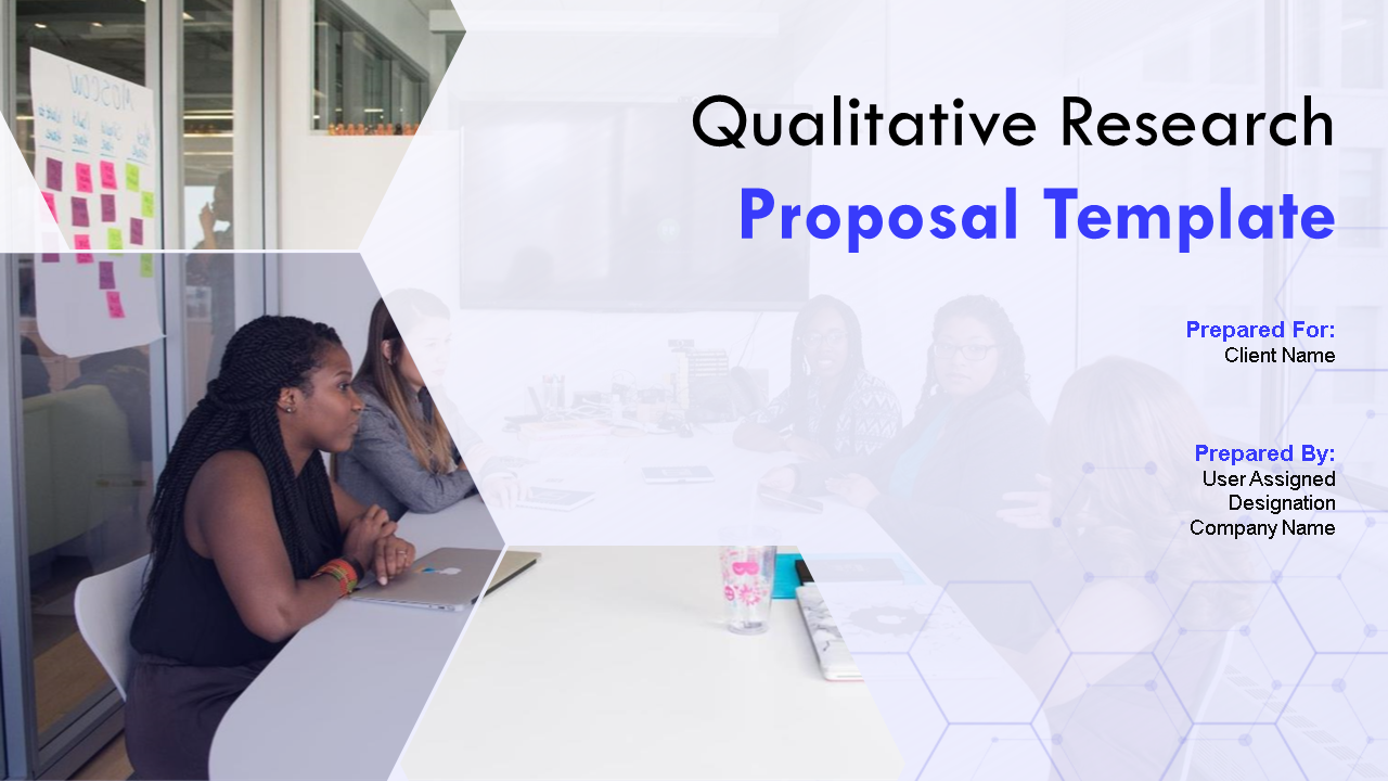 qualitative research template powerpoint presentation slides wd