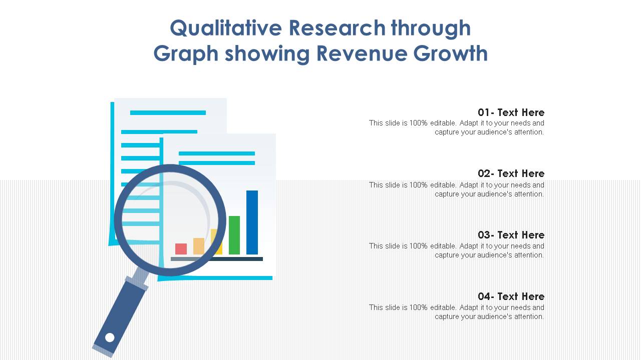 qualitative research through graph showing growth wd 