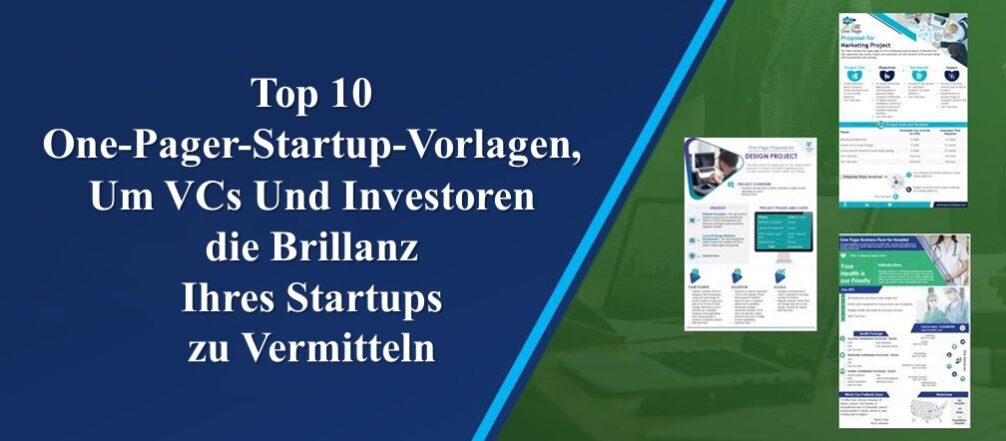 Top 10 One-Pager-Startup-Vorlagen, um die Brillanz des Startups zu vermitteln