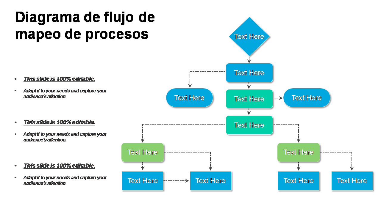 Diagrama de flujo de mapeo de procesos 