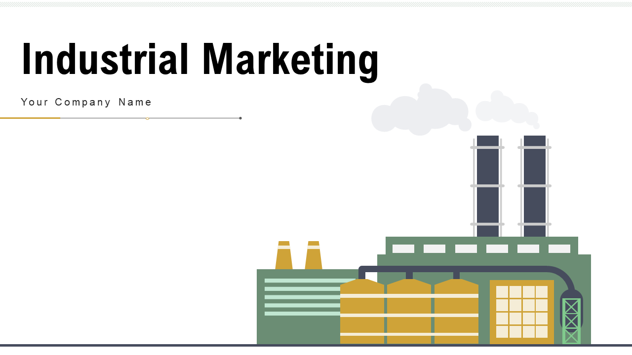 Industrial Marketing Business Strategy Framework Deck