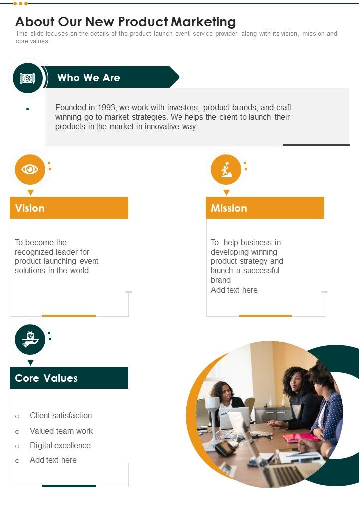 New Product Marketing One Pager PPT Template