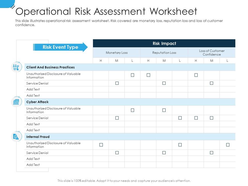Operational Risk Framework Template